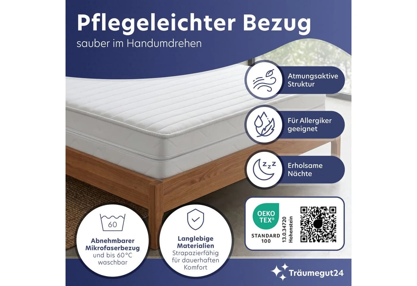 Träumegut24 Kaltschaummatratze 7-Zonen Wendematratze - Bild 3