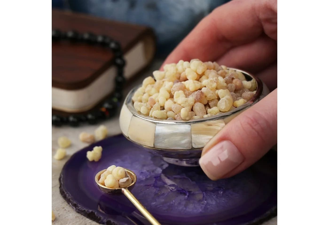 NKlaus Räucherschale Reiner Weihrauch 250g Boswellia Sacra Kirchenqualität