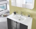 welltime Einbauwaschbecken Trento Weiß Keramik 81cm Bild 1