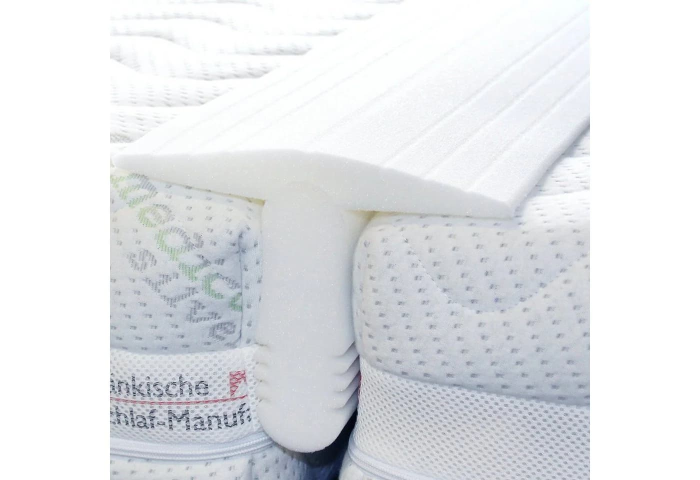 fränkische Schlaf-Manufaktur Schaumstoffeinlage Matratzen Ritzenfüller Weiß - Bild 2