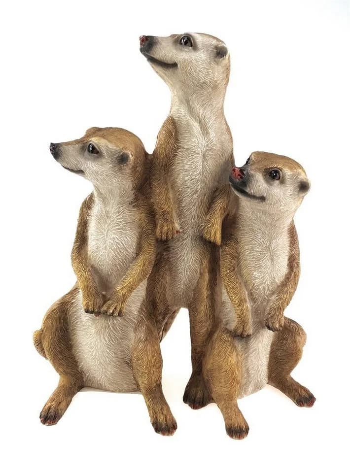 Bambelaa! Gartenfigur Erdmännchen Familie Braun