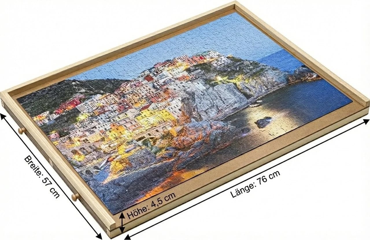 Bambelaa! Puzzletisch 1000 Teile Holz mit 4 Schubladen
