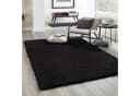 Vimoda Hochflor-Läufer Shaggy Schwarz Modern Bild 1