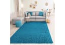Vimoda Hochflor-Teppich Shaggy Türkis Modern Bild 4