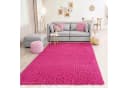 Vimoda Hochflor-Teppich Prime Shaggy Rosa Quadrat Bild 4