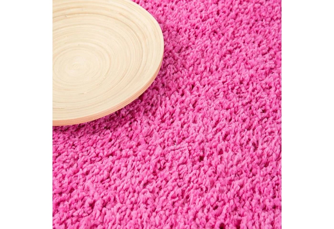 Vimoda Hochflor-Teppich Prime Shaggy Rosa Quadrat - Bild 5