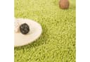 Vimoda Hochflor-Läufer Shaggy Grün Uni-Teppich Bild 3