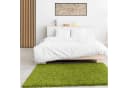 Vimoda Hochflor-Läufer Shaggy Grün Uni-Teppich Bild 4