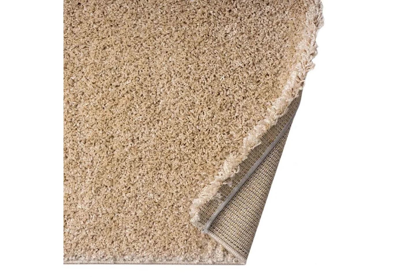 Vimoda Shaggy Teppich Beige Hochflor Modern - Bild 4