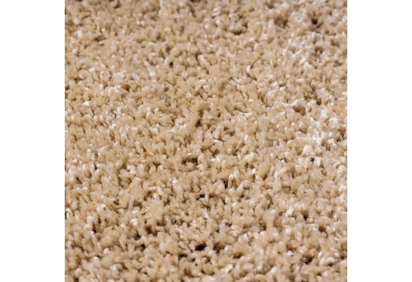 Vimoda Shaggy Teppich Beige Hochflor Modern - Bild 5