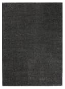 Vimoda Shaggy Teppich Anthrazit Rund Hochflor Modern Bild 2