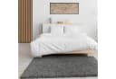 Vimoda Shaggy Teppich Anthrazit Rund Hochflor Modern Bild 3