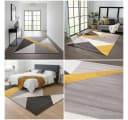 Vimoda Teppich Geometrisches Muster Gelb Bild 2