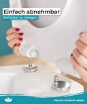 Calmwaters WC-Sitz mit Absenkautomatik Weiß Antibakteriell Bild 4
