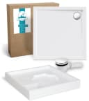 Calmwaters Duschwanne Modern Select Weiß Komplettset Bild 2