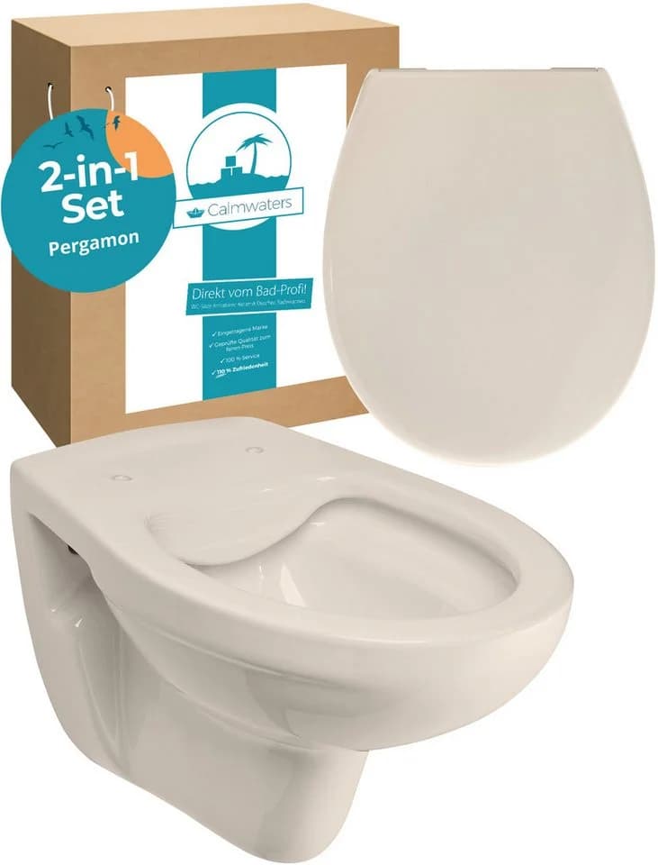 Calmwaters Wand-WC spülrandlos mit Absenkautomatik & WC-Sitz - Bild 2