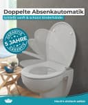 Calmwaters WC-Sitz Original Absenkautomatik Grau Duroplast Bild 3