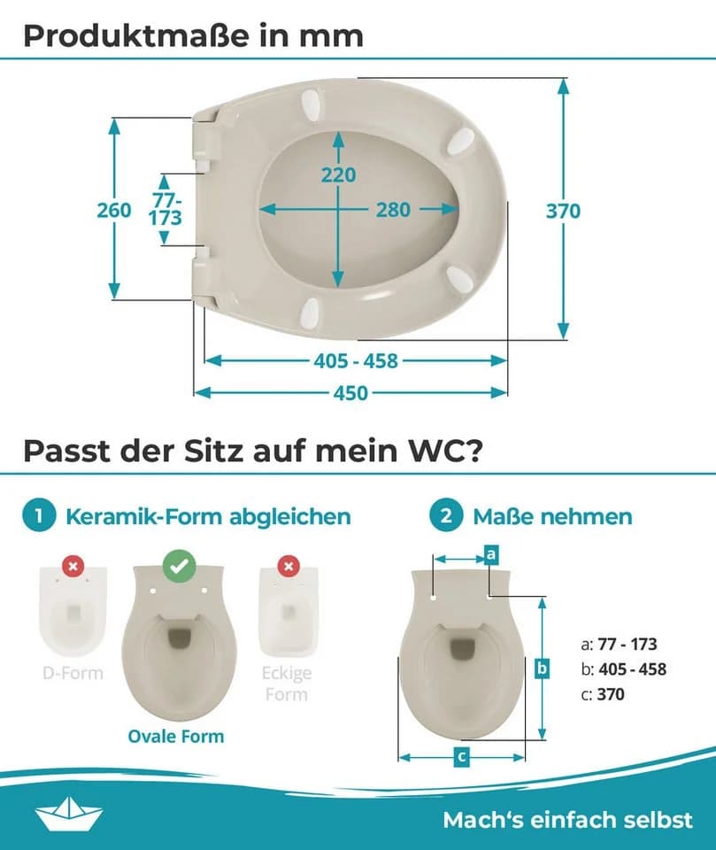 Calmwaters WC-Sitz Original Pergamon mit Absenkautomatik - Bild 5