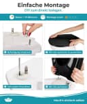 Calmwaters WC-Sitz Original Schwarz mit Absenkautomatik Bild 1