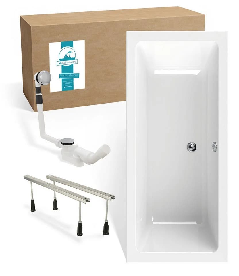 Calmwaters Badewanne Modern Select Acryl Set Weiß - Bild 2