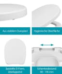 Calmwaters WC-Sitz Connect Absenkautomatik Abnehmbar 26LP6261 Bild 3
