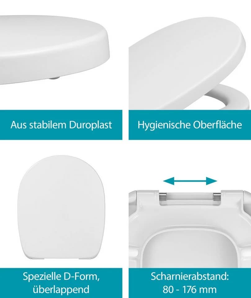 Calmwaters WC-Sitz Connect Absenkautomatik Abnehmbar 26LP6261 - Bild 3
