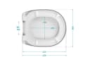 Calmwaters WC-Sitz Connect Absenkautomatik Abnehmbar 26LP6261 Bild 5