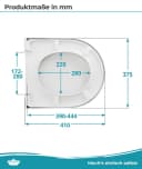 Calmwaters WC-Sitz für Duravit Starck 3 & 2 D-Neo Darling New Bild 5