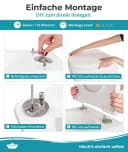 Calmwaters WC-Sitz für Duravit ME by Starck Weiß mit Absenkautomatik Bild 1