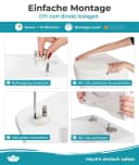 Calmwaters WC-Sitz Laufen Pro & VitrA S20/S50 Weiß SoftClose Bild 1