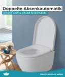 Calmwaters WC-Sitz Laufen Pro & VitrA S20/S50 Weiß SoftClose Bild 3