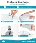 Calmwaters WC-Sitz für Duravit D-Code Weiß mit Absenkautomatik Bild 1