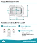 Calmwaters WC-Sitz für Duravit D-Code Weiß mit Absenkautomatik Bild 4