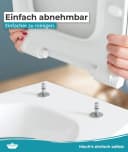 Calmwaters WC-Sitz für Duravit D-Code Weiß mit Absenkautomatik Bild 5