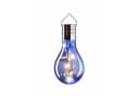 MARELIDA LED Solarleuchte Glühbirne hängend blau warmweiß Bild 1