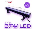 SATISFIRE UV50LED BAR Schwarzlicht LED Bar 50cm schwenkbar Bild 4