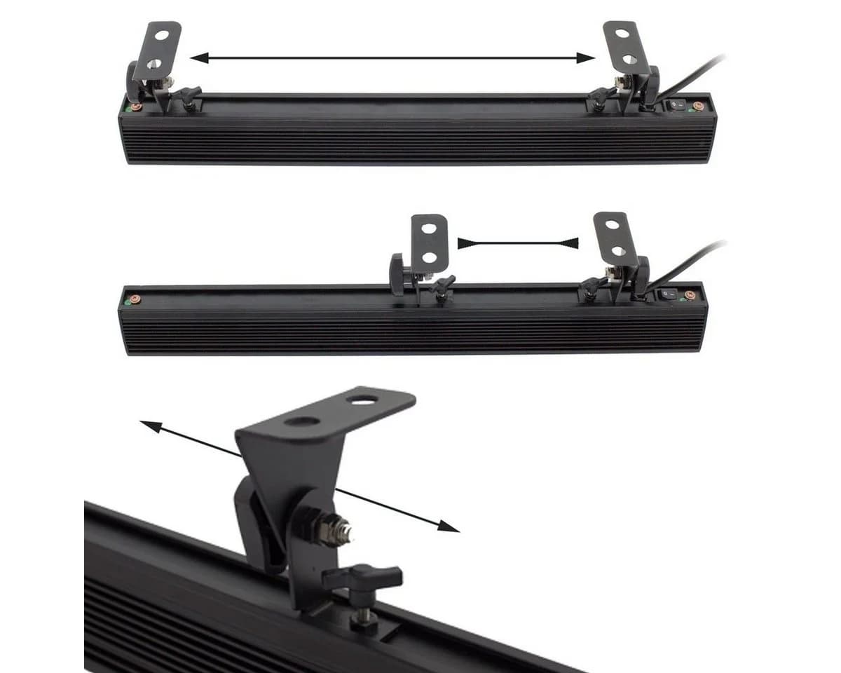 SATISFIRE UV50LED BAR Schwarzlicht LED Bar 50cm schwenkbar - Bild 5