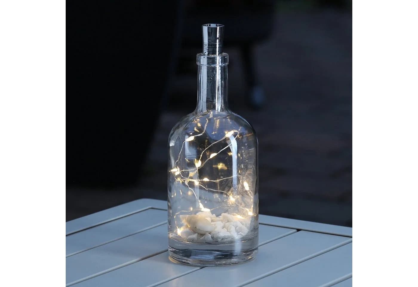 MARELIDA LED-Lichterkette für Flaschen Silber 15-flammig - Bild 2