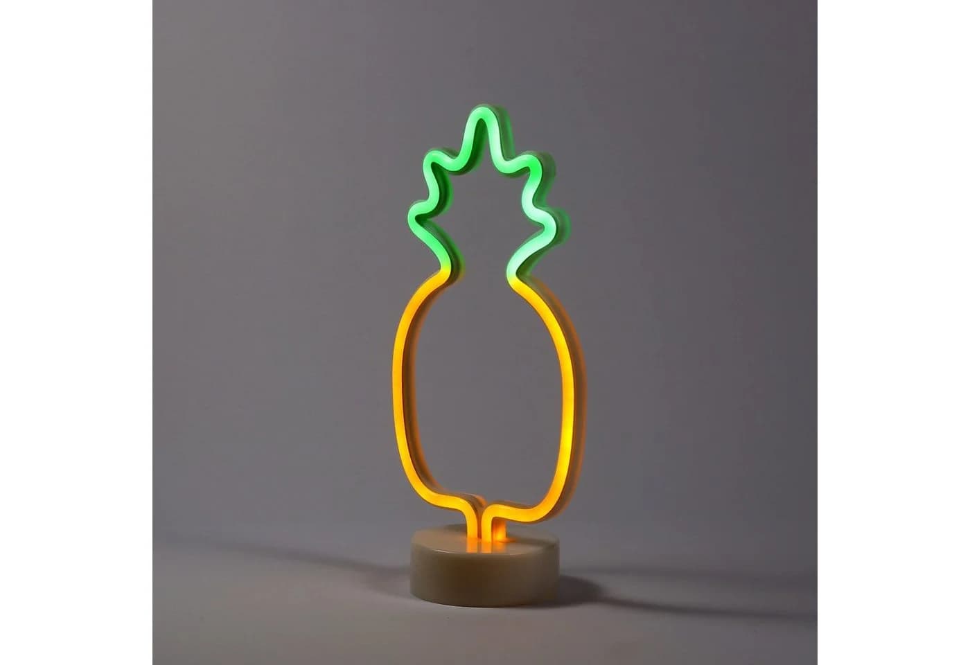 MARELIDA LED Neonlampe Ananas Silhouette Dekoleuchte Gelb/Grün - Bild 3