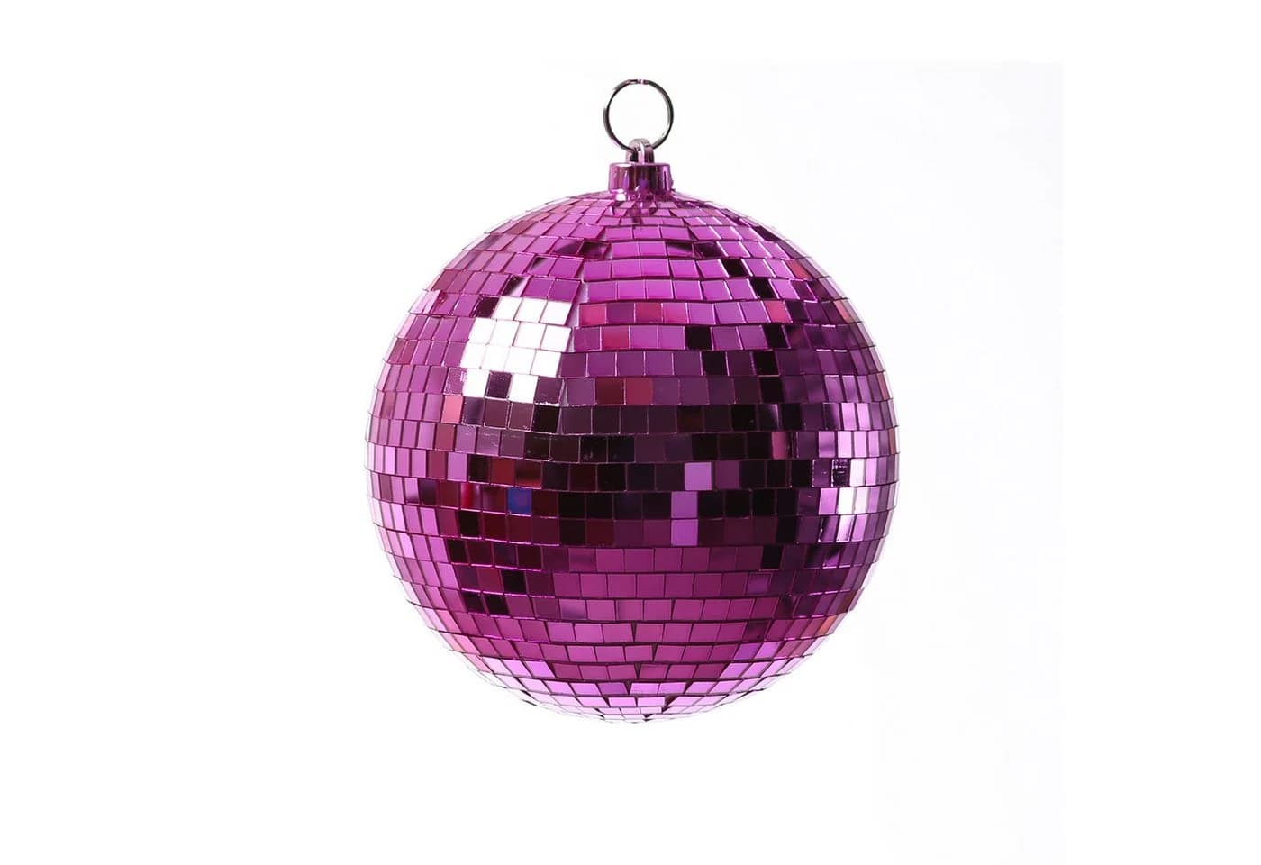 SATISFIRE Spiegelkugel 20cm Rosa Echtglas Discokugel