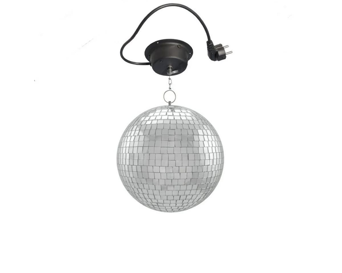 SATISFIRE Discolicht Spiegelkugel Set 20cm PROFI + Motor MBM-203 - Bild 2