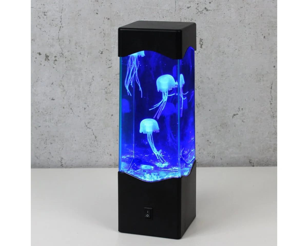 SATISFIRE LED Jellyfish Lampe 3 Quallen USB Blau - Bild 2