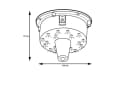 SATISFIRE Discolicht Spiegelkugel Motor Schwarz LED Batteriebetrieb Bild 5