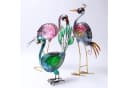 MARELIDA LED Solar Gartenfigur Paradiesvogel kaltweiß bunt Bild 5