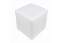 SATISFIRE LED Würfel 40x40cm Beistelltisch weiß E27 warmweiß Bild 1