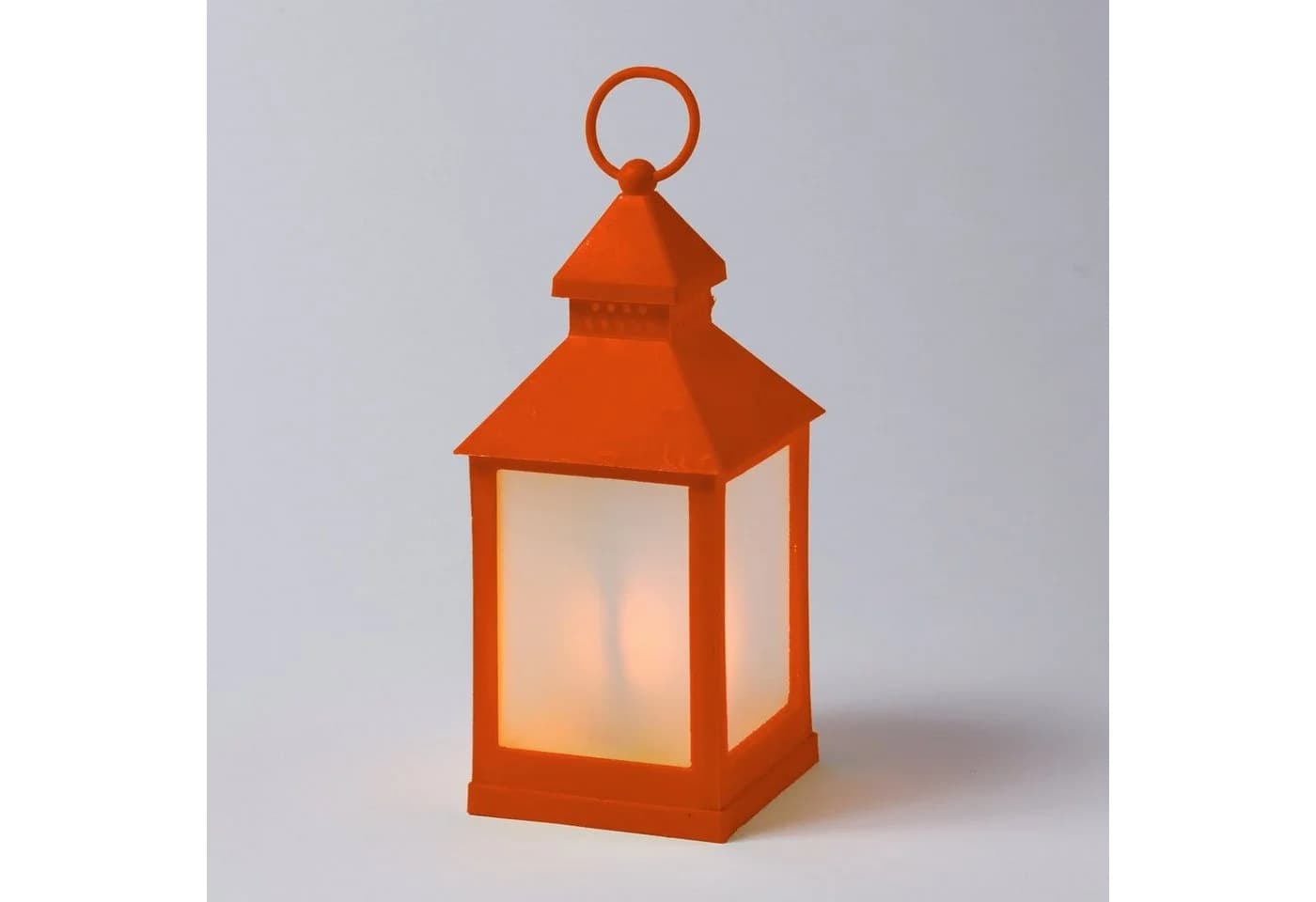 MARELIDA LED Laterne mit Flammeneffekt Batteriebetrieb Orange - Bild 3