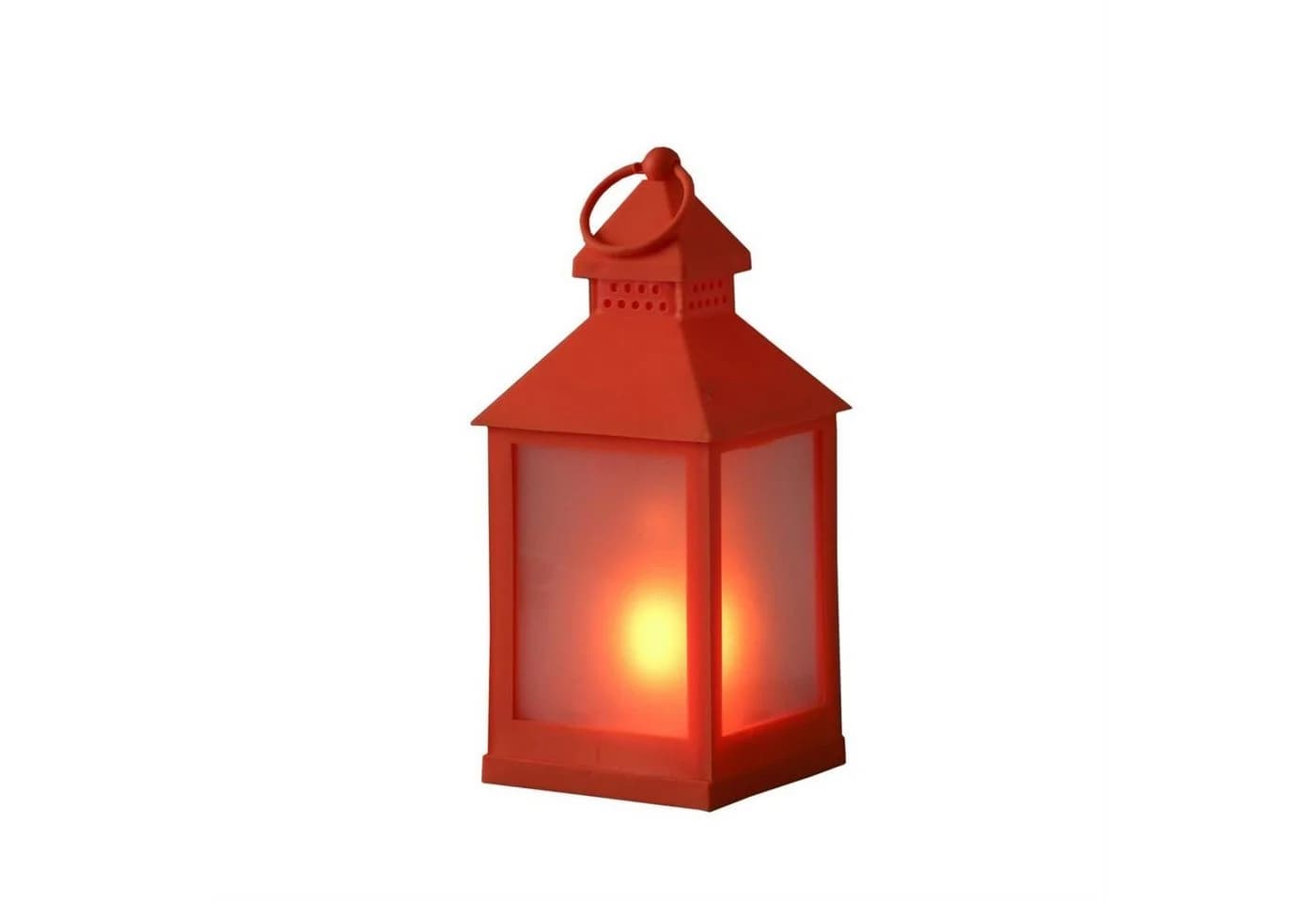 MARELIDA LED Laterne mit Flammeneffekt Batteriebetrieb Orange - Bild 5