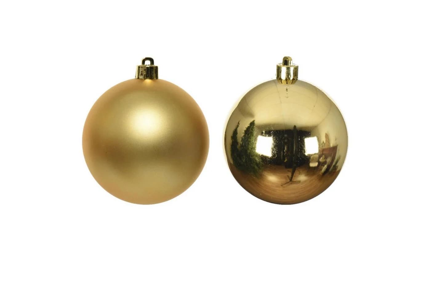 MARELIDA Weihnachtsbaumkugeln Gold 10cm 4er Set - Bild 5
