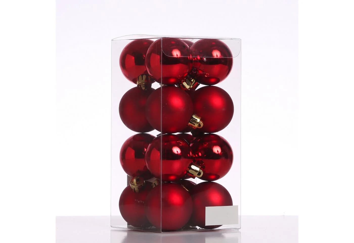 MARELIDA Weihnachtsbaumkugeln 16er Set Rot - Bild 2
