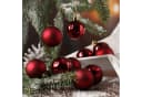 MARELIDA Weihnachtsbaumkugel 16er Set Weinrot Kunststoff Bild 4